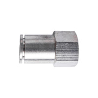 Metal PU Straight Fitting 12mm 3/8 Inch Female - Pneumatic Connector
