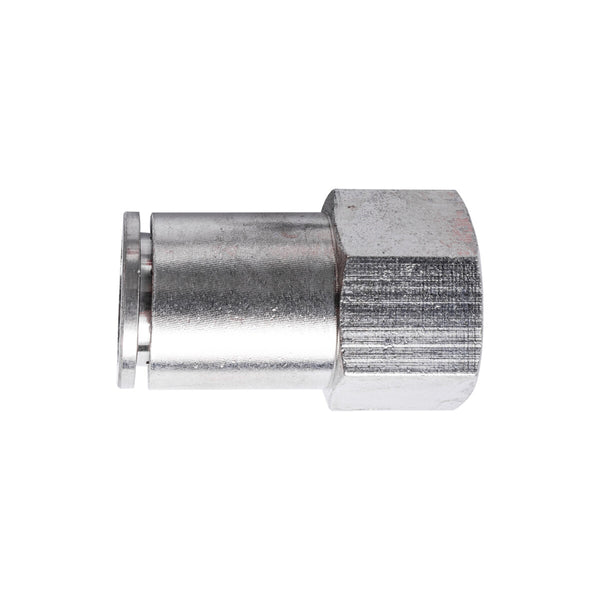 Metal PU Straight Fitting 12mm 3/8 Inch Female - Pneumatic Connector