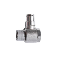 Metal Swivel Elbow 6mm x 3/8 inch Male Thread - Pneumatic Fitting