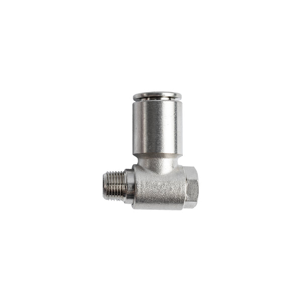 Metal Swivel Elbow 10mm x 1/8" Male Fitting - Pneumatic Connector by chavda.com