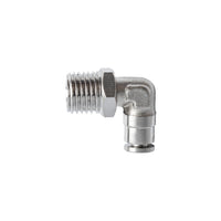 Metal PU Fitting Elbow 4mm 1/4' M - Buy at chavda.com for Pneumatic Tubing Connectors