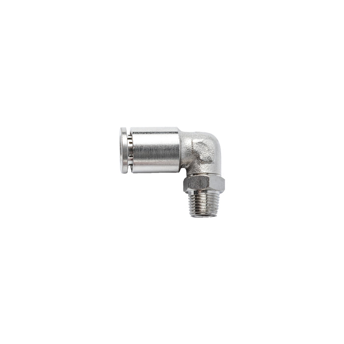 Metal Pneumatic Fitting Elbow, 8mm Tube, 1/8