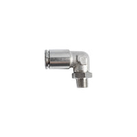Metal PU Fitting Elbow 10mm 1/8' M - Pneumatic Air Pipe Connector