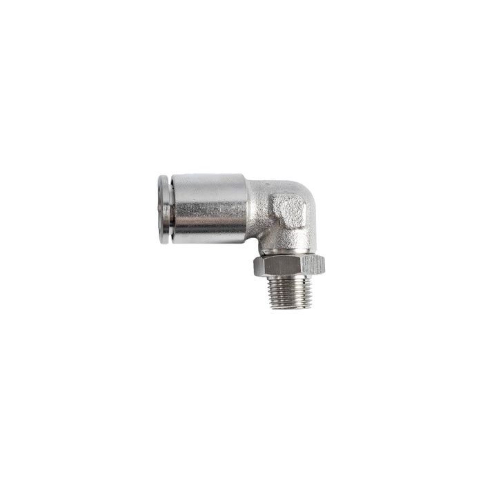 Metal PU Fitting Elbow 10mm 1/8' M - Pneumatic Air Pipe Connector