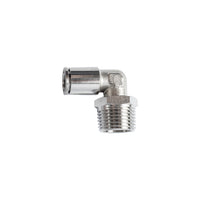 Metal Elbow Fitting 10mm Push-in x 1/2 inch Male Thread Connector | chavda.com