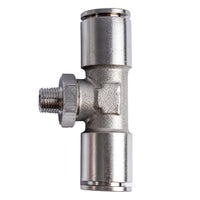 Metal PU Fitting T-Joint 12mm 1/8