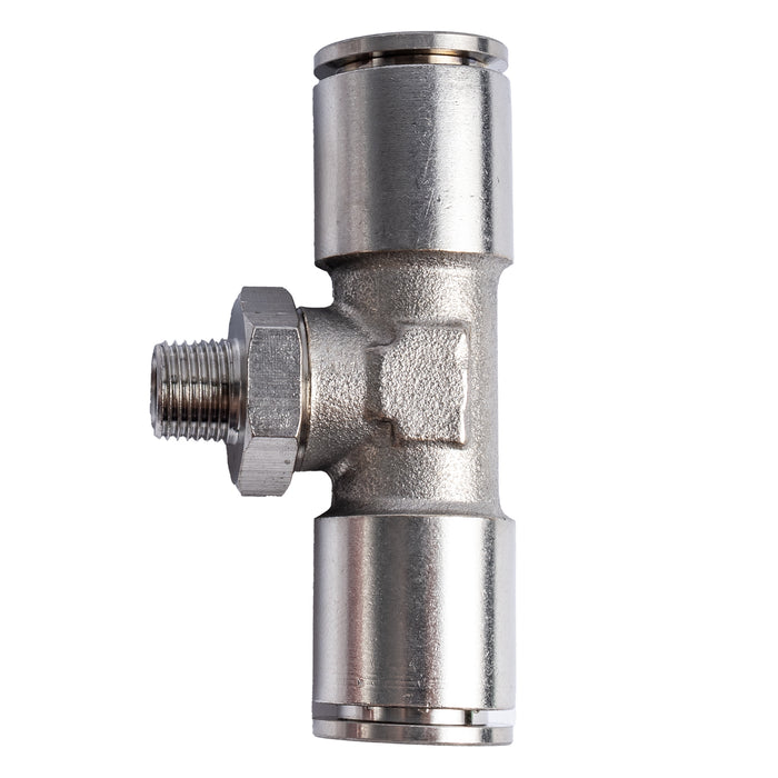 Metal PU Fitting T-Joint 12mm 1/8