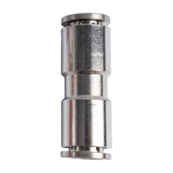 Metal PU Fitting Straight 8mm - Pneumatic Connector, Industrial Fitting