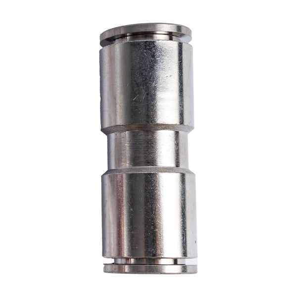 Metal PU Fitting Straight 12mm Connector | Durable Pneumatic Union for Air Hose | Chavda.com