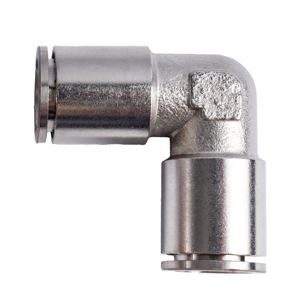 Metal PU Fitting Elbow 12mm - Pneumatic Connector - Chavda.com