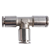 Metal PU Fitting T-Joint 8mm - Pneumatic Connector for Air Hose Tubing - Durable T Shaped Fitting - Buy Online
