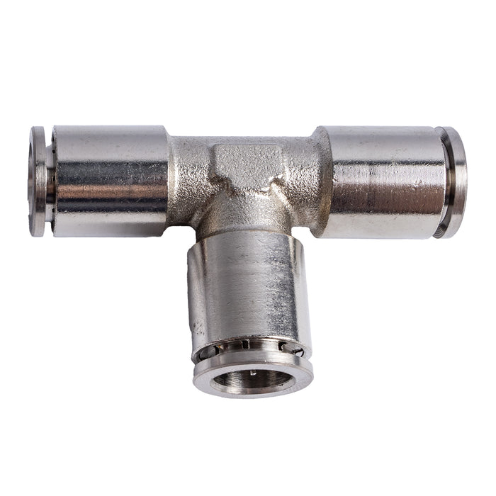 Metal PU Pneumatic Fitting T-Joint 10mm - Tube Connector