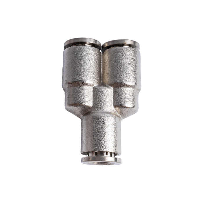 Metal PU Fitting Y-Joint 8mm | Chavda.com - Pneumatic Connector, Y Splitter