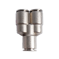 Metal PU Fitting Y-Joint 12mm - Chavda.com | Pneumatic Connector, Air Hose Splitter