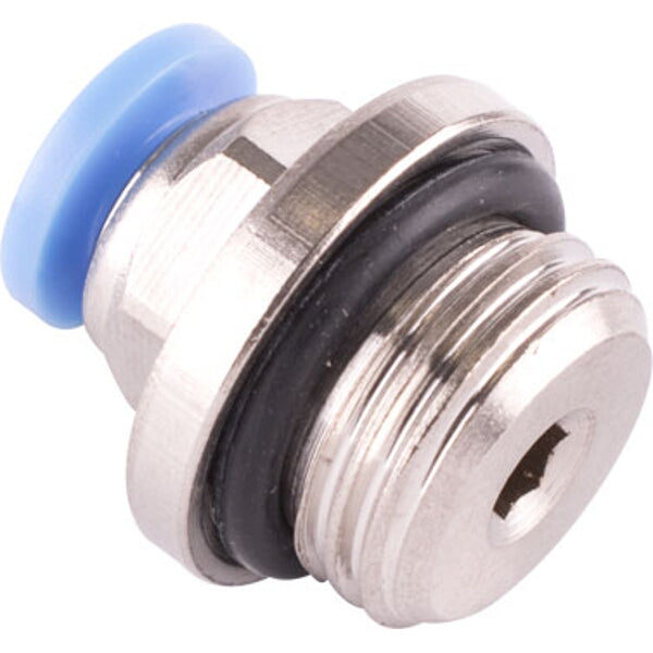 PU Fitting Straight Stud w/ O-Ring 4mm-1/4