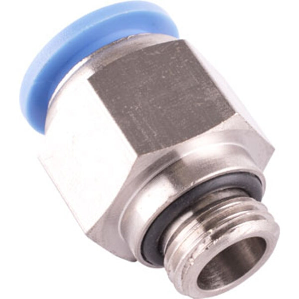 Pneumatic Fitting Straight Stud 12mm-1/4" Male Thread PU Connector Air Hose Fitting