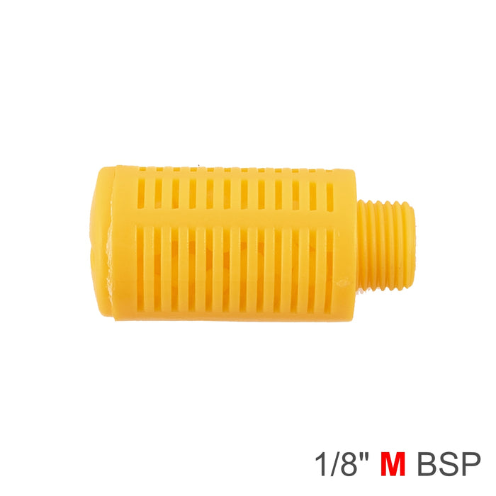 Orange Plastic Breather Silencer - 1/8