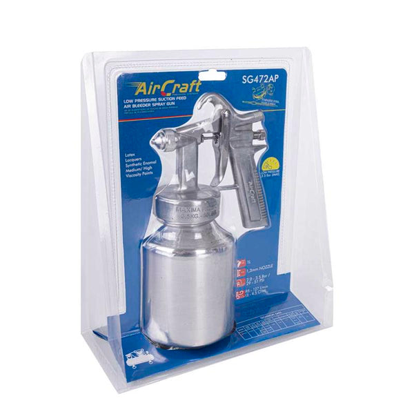 SPRAY GUN LOW PRESSURE MAX 3.5BAR PRESS. BLISTER PACK