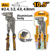 INGCO RIVETER HAND 360° HEAD 10.5'' - SHHR106