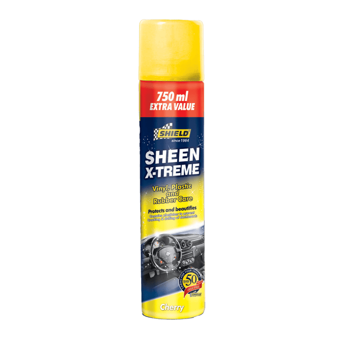 SHIELD Sheen X-Treme Cherry Vinyl Plastic Rubber Car Dashboard Cleaner Spray