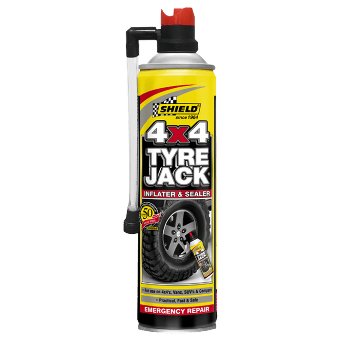SHIELD 4x4 Tyre Inflator & Sealer: Emergency Flat Tire Repair for Trucks, SUVs, Vans