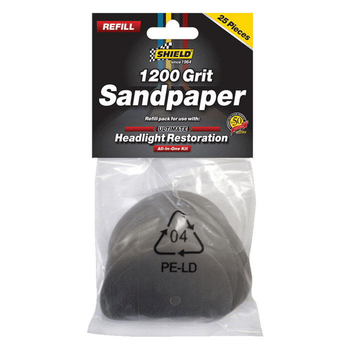 Shield Headlight Restoratn S/Paper Sh756 Shi7706