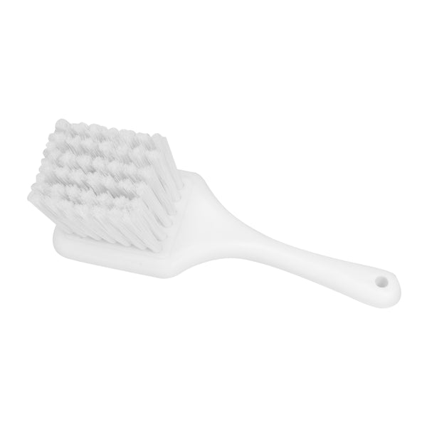 SPECTRA Short Handle Scrub - Soft Bristle White - 210Mm - SHS0210