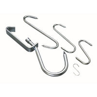 Stainless Steel Swivel Hooks 250mm - Butcher Meat Hooks for Smoker, Grilling, or Drying - Pack of 12