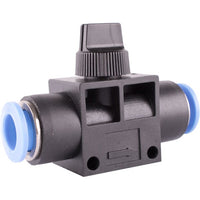 Pneumatic Flow Control Valve 10mm - Air Hose Inline Shut Off Push In Fitting - SHVFF10 Replacement Part