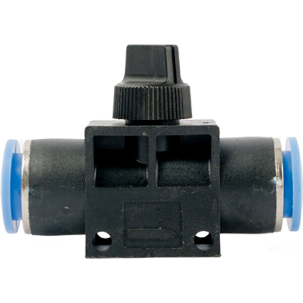 PU Hose Fitting Valve 12mm - 12mm | Pneumatic Air Flow Control Valve | Push to Connect Fittings | chavda.com