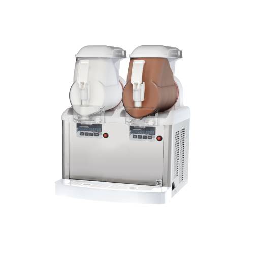 SUMMIT Gt2 Push Soft Ice / Frozen Yoghurt Machine - White [2 Bowl] - SIM1002