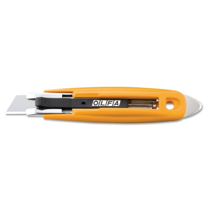 OLFA SAFETY KNIFE WITH TAPE SLITTER