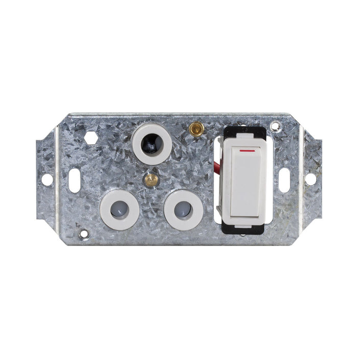 DECORDUCT 3PIN NORMAL SOCKET AND SWITCH (SKT001) - PWR-NORMAL-SOCKET