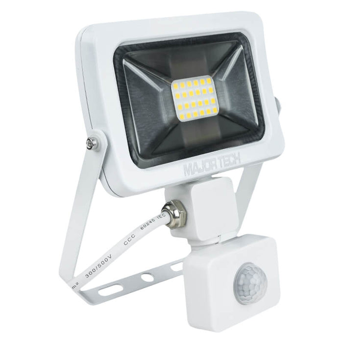 Major Tech 900lm / 10W PIR LED Floodlight - 4000K Natural White | SLF10CW - image 1
