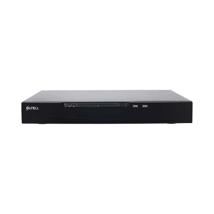 SUNELL NVR 16CH, 2 BAY, 1X LAN, 16X POE, H.265 - CAM-NVR2516E2-P16E