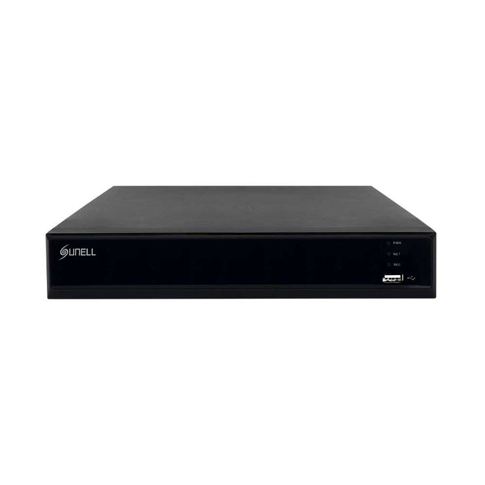 SUNELL NVR 8CH, 1 BAY, 1X LAN, 8X POE, H.265, AI - CAM-NVR2608E1-P8J