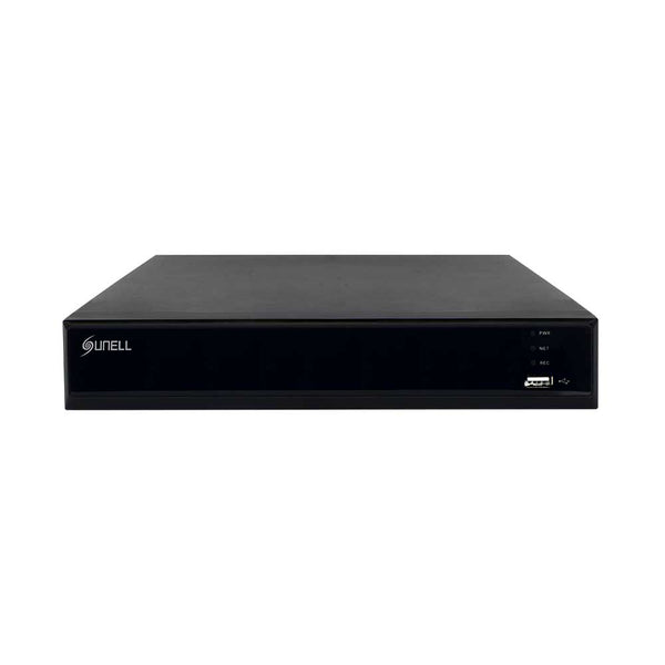 SUNELL NVR 8CH, 1 BAY, 1X LAN, 8X POE, H.265, AI - CAM-NVR2608E1-P8J