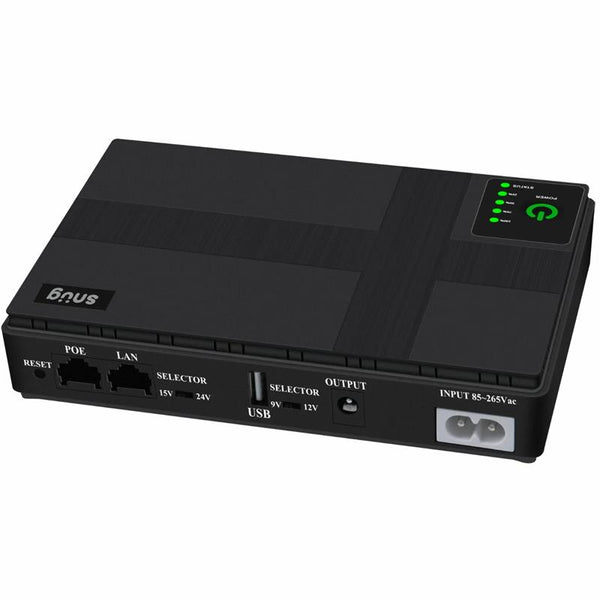 Snug Mini DC Ups 18W-Black-SNEX-MINIUPS-BK