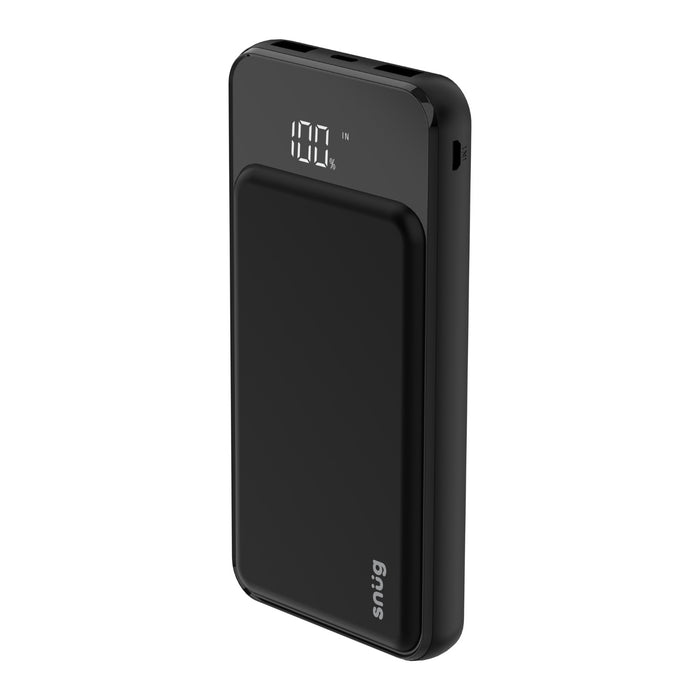 SNUG Wireless Power Bank 10000mAh, 100% Charged, Digital Display - Portable Charger for Smartphones, Chavda.com