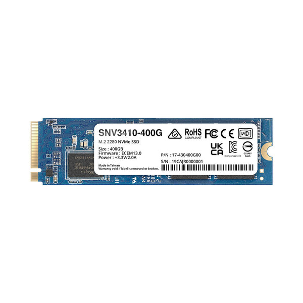 SYNOLOGY 400G M.2 2280 NVME SSD - CAS-NAS-SNV3410-400G