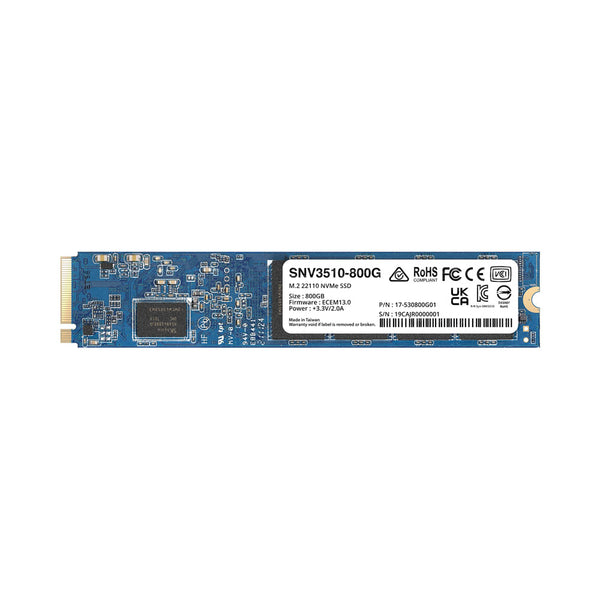 SYNOLOGY 800G M.2 22110 NVME SSD - CAS-NAS-SNV3510-800G