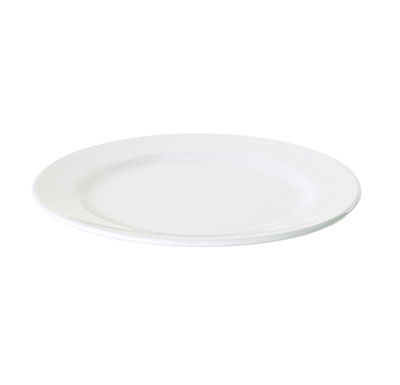 Fortis Prima White Round Plate 16.5cm: Catering Quality Dinnerware. Durable, Elegant. Restaurant & Home use.
