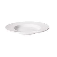FORTIS PRIMA White Pasta Plate 28cm | Catering Quality Restaurant Dinnerware | Deep Rim Soup Bowl Serving
