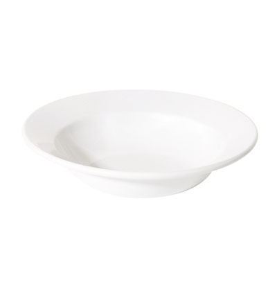 White Soup Bowl 19cm - Ceramic Cereal Bowl for Catering - Fortis Prima Durable & Versatile Kitchenware