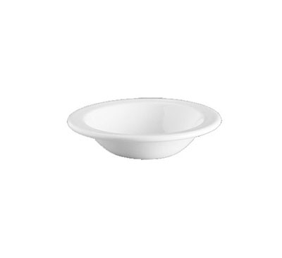 White Dessert Bowl - FORTIS PRIMA - 16cm Narrow Rim China Bowl - Ideal for Catering & Home