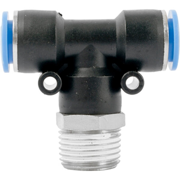 PU Hose Tee Fitting 12mm to 1/2