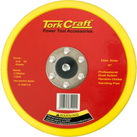 Tork Craft 6 inch Dual Action Sander Pad - 5/16-24 Thread, Medium Soft Sanding Disc for Power Tools