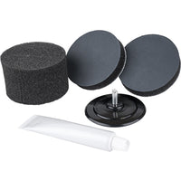 Headlight Restoration Kit: Car & Bike Lens Cleaner, Polishing Pads, Applicator, Solution.