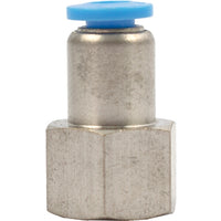 Pneumatic Hose Fitting - Straight Stud, 4mm to 1/8