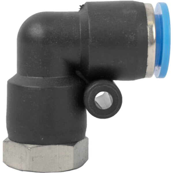 PU Hose Fitting Elbow 8mm - 1/8 F - Pneumatic Connector | Chavda.com